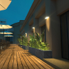 123led Solar wandlamp met sensor | Nagoya | 3000K | IP65 | Wit | 6W  LDR08571 - 7