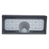 123led Solar wandlamp met sensor | Nagoya | 3000K | IP65 | Zwart | 6W  LDR08572 - 3