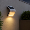 123led Solar wandlamp met sensor | Osaka | 3000K | IP65 | Wit | 1.5W  LDR08573 - 1