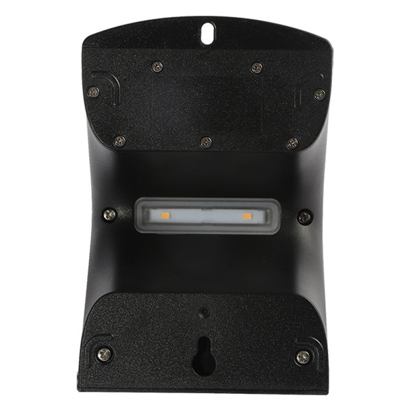 123led Solar wandlamp met sensor | Osaka | 3000K | IP65 | Zwart | 1.5W  LDR08574 - 3