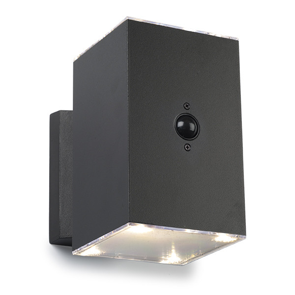 123led Solar wandlamp met sensor | Oxford | Up & Down | 3000K | IP54 | Zwart  LDR08533 - 2