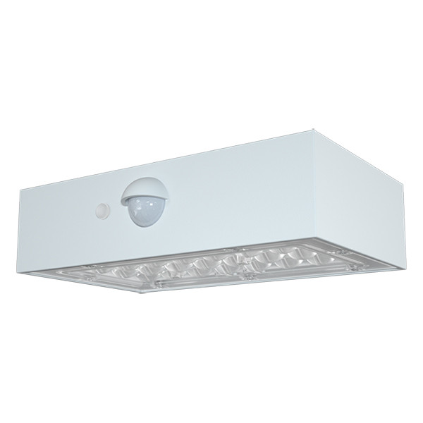 123led Solar wandlamp met sensor | Saporro | 3000K | IP65 | Wit | 3W  LDR08569 - 1