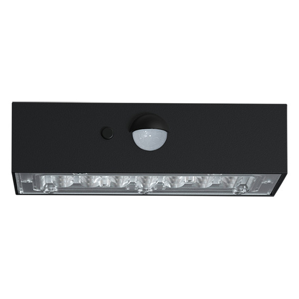 123led Solar wandlamp met sensor | Saporro | 3000K | IP65 | Zwart | 3W  LDR08570 - 2