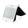 123led Solar wandlamp met sensor | Yokohama | 3000K | IP65 | Wit | 4W  LDR08575 - 5
