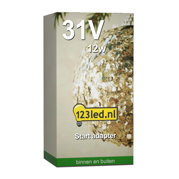 123led Start-adapter voor koppelbare kerstverlichting | 31V  LDR07137 - 2