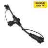 123led T-connector voor 230V koppelbare kerstverlichting  LDR07097