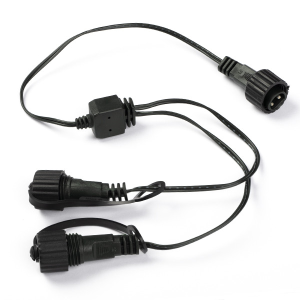 123led T-splitter 50 cm met eindconnector voor koppelbare kerstverlichting  LKO00414 - 1