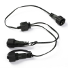 T-splitter 50 cm met eindconnector voor koppelbare kerstverlichting LKO00414 - 1