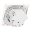 123led USB stopcontact | 2x USB-A | 55 x 55 mm | Wit  LDR06775 - 3