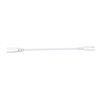 Verlengkabel 100 cm geschikt voor Led T5 armaturen | Wit