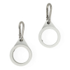Vlaggenmast ring | Vlagcorrector | 360° | Aluminium | Zilver | 2 stuks LDR07341 - 2