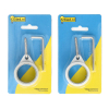 Vlaggenmast ring | Vlagcorrector | 360° | Aluminium | Zilver | 2 stuks LDR07341 - 3