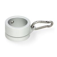 Vlaggenmast ring | Vlagcorrector | 360° | Aluminium | Zilver LDR07340