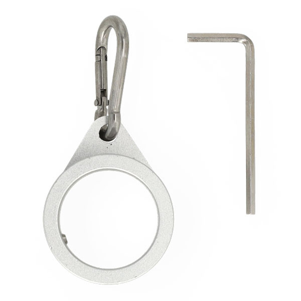 Vlaggenmast ring | Vlagcorrector | 360° | Aluminium | Zilver LDR07340 - 2