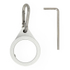 Vlaggenmast ring | Vlagcorrector | 360° | Aluminium | Zilver LDR07340 - 2