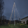123led Vlaggenmast verlichting 8 meter hoog | extra warm wit & warm wit | 360 lampjes  LDR07162