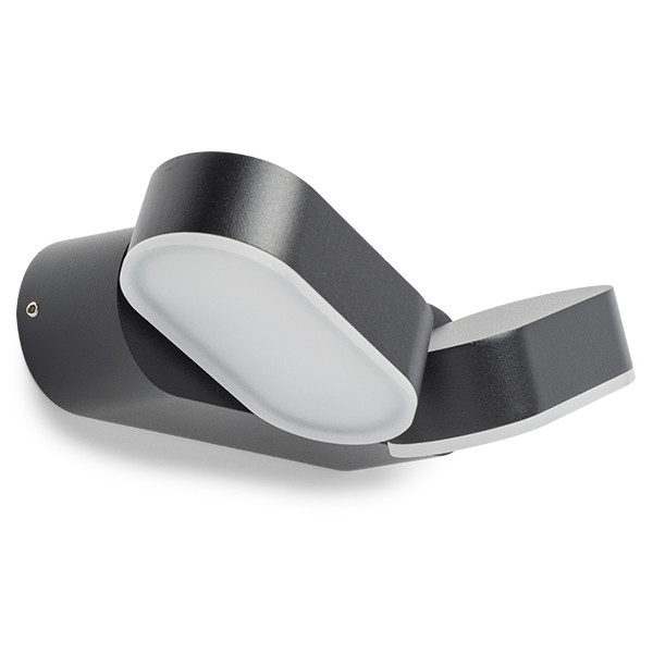 123led Wandlamp buiten | Barcelona | 2700K | IP54 | 6W | Zwart  LDR05031 - 1