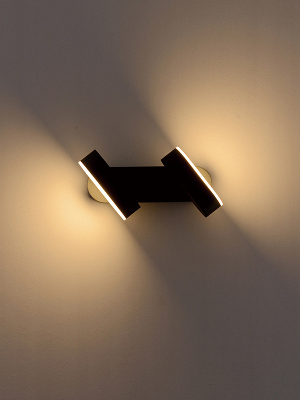 123led Wandlamp buiten | Barcelona | 2700K | IP54 | 6W | Zwart  LDR05031 - 4