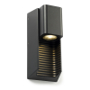 123led Wandlamp buiten | GU10 | Charlotte | IP44 | Zwart  LDR08504