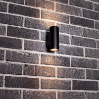 123led Wandlamp buiten | GU10 | Nubia | IP44 | Antraciet  LDR06352