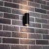 123led Wandlamp buiten | GU10 | Nubia | IP44 | Antraciet  LDR06352