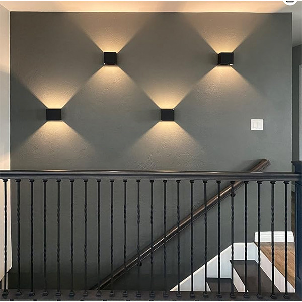 123led Wandlamp buiten | IP65 | Zwart LDR06835 - 9