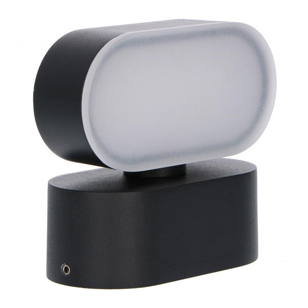 123led Wandlamp buiten | Madrid | 2700K | IP54 | 6W | Zwart  LDR01379 - 1