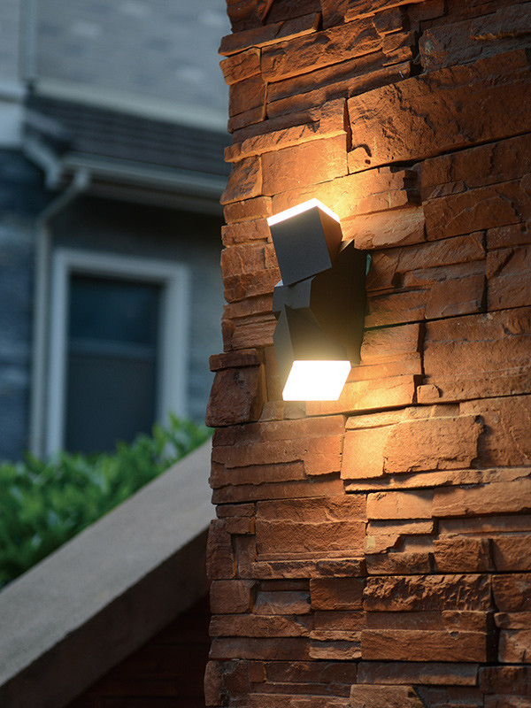 123led Wandlamp buiten | Oslo | 2700K | IP54 | 13W | Antraciet  LDR06068 - 2