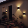 Wandlamp buiten | Up & Down | 2000K-2700K-4000K | IP65 | 2W | Zwart LDR06830 - 3