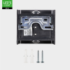 Wandlamp buiten | Up & Down | 2000K-2700K-4000K | IP65 | 2W | Zwart LDR06830 - 7