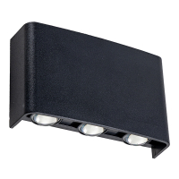 Wandlamp buiten | Up & Down | 2000K-2700K-4000K | IP65 | 5W | Zwart LDR06833