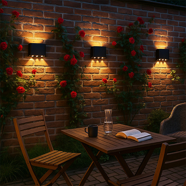 Wandlamp buiten | Up & Down | 2000K-2700K-4000K | IP65 | 5W | Zwart LDR06833 - 3