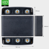 Wandlamp buiten | Up & Down | 2000K-2700K-4000K | IP65 | 5W | Zwart LDR06833 - 6