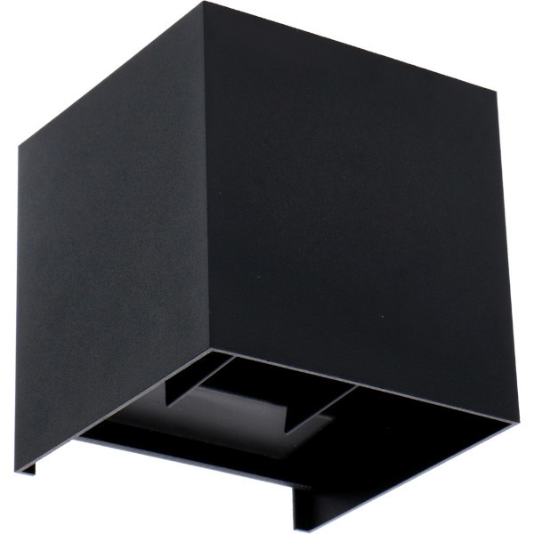 123led Wandlamp buiten | Up & Down | Amarillo | 1800-2700K | IP54 | 5.5W | Zwart  LDR06280 - 1