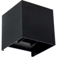 123led Wandlamp buiten | Up & Down | Amarillo | 1800-2700K | IP54 | 5.5W | Zwart  LDR06280