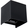 123led Wandlamp buiten | Up & Down | Amarillo | 1800-2700K | IP54 | 5.5W | Zwart  LDR06280 - 1