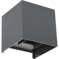 123led Wandlamp buiten | Up & Down | Amarillo | 2700K | IP65 | 6W | Antraciet  LDR06277