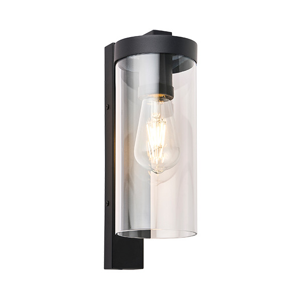 123led Wandlamp buiten E27 | Las Vegas | IP44 | Zwart  LDR08566 - 1