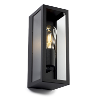 123led Wandlamp buiten E27 | Manhattan | IP44 | Zwart  LDR08527