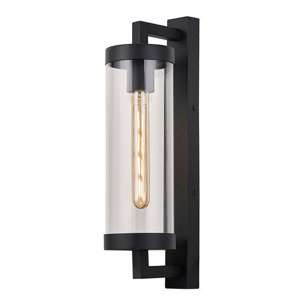 Wandlamp buiten E27 | Miami | IP44 | Zwart LDR08857 - 1