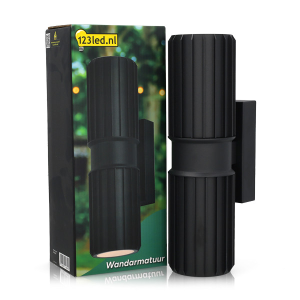 Wandlamp buiten E27 | Up & Dow | Nashville | IP54 | Zwart LDR08863 - 2