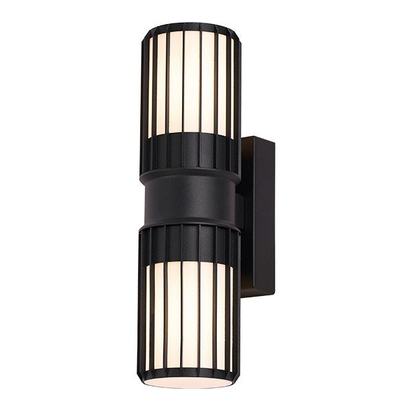 Wandlamp buiten E27 | Up & Dow | Nashville | Mat | IP54 | Zwart LDR08862 - 1