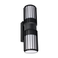 Wandlamp buiten E27 | Up & Dow | Nashville | Mat | IP54 | Zwart LDR08862