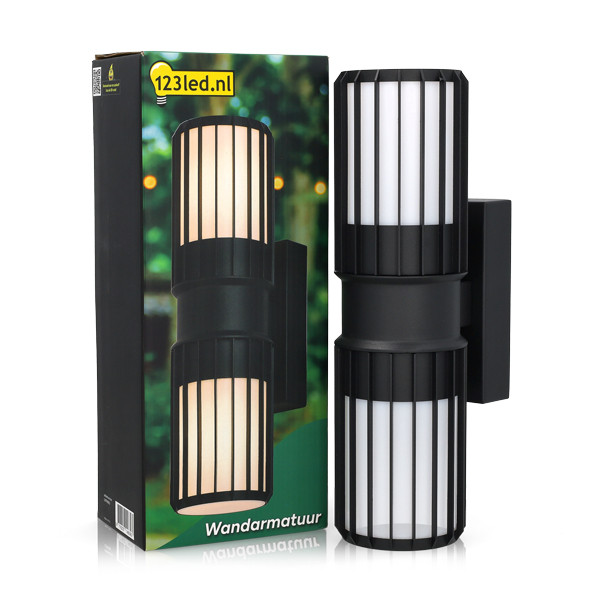 Wandlamp buiten E27 | Up & Dow | Nashville | Mat | IP54 | Zwart LDR08862 - 2