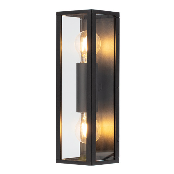 Wandlamp buiten E27 | Up & Down | Seattle | IP44 | Zwart LDR08850 - 1