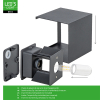 Wandlamp buiten G9 | Up & Down | IP65 | Antraciet LDR06834 - 7