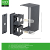 Wandlamp buiten G9 | Up & Down | IP65 | Antraciet LDR06838 - 6