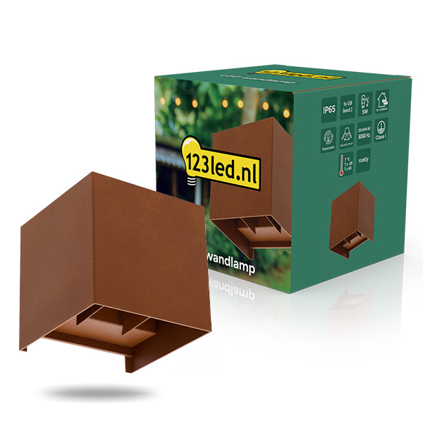 Wandlamp buiten G9 | Up & Down | IP65 | Roestkleur LDR08866 - 1