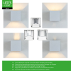 Wandlamp buiten G9 | Up & Down | IP65 | Wit LDR06836 - 6