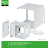 Wandlamp buiten G9 | Up & Down | IP65 | Wit LDR06836 - 7